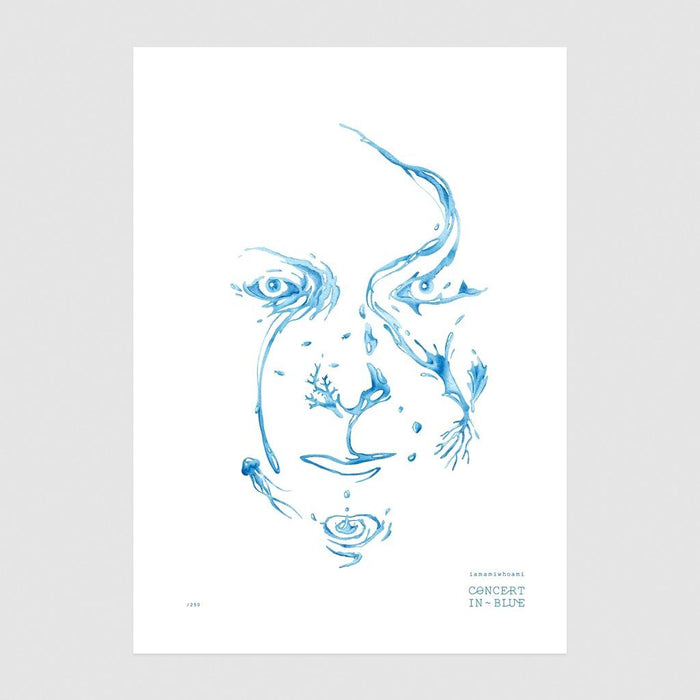 iamamiwhoami; CONCERT IN BLUE poster