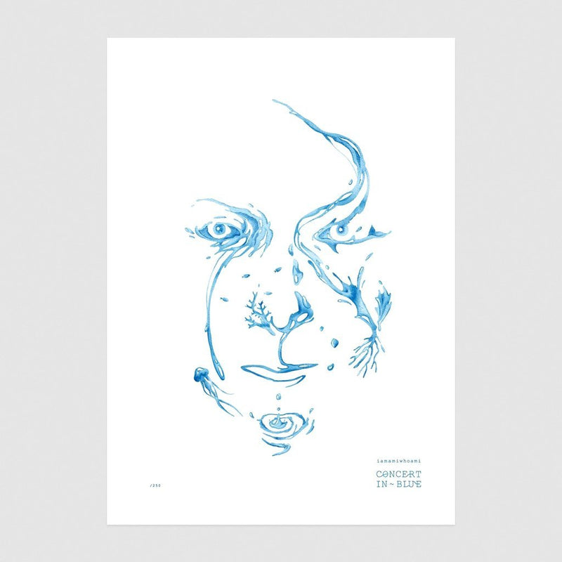 iamamiwhoami; CONCERT IN BLUE poster