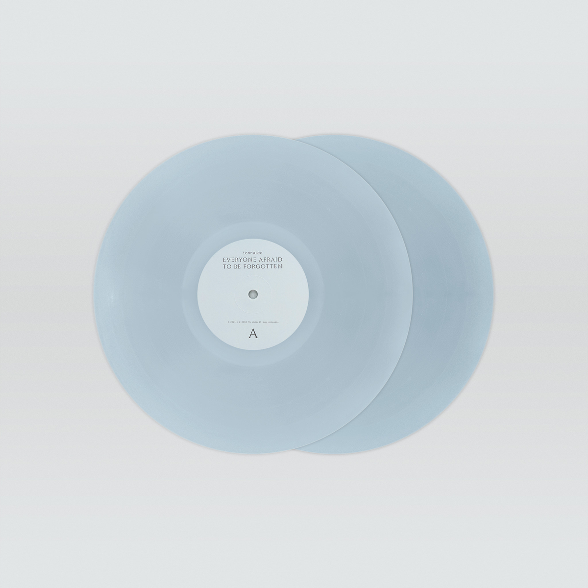 ionnalee - EVERYONE AFRAID TO BE FORGOTTEN - vinyl